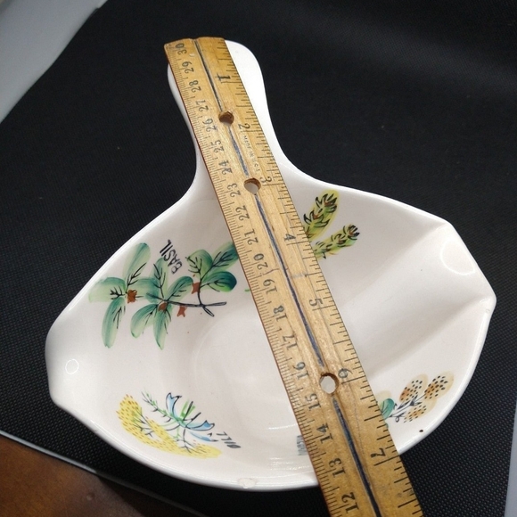 Floral Ceramic Gravy Boat/Separator - Vintage - Picture 4 of 12